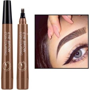 Wenkbrauw Tattoo Pen | Wenkbrauwpen | Wenkbrauwpotlood | DONKER BRUIN