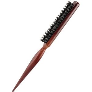 Haarborstel met Houten Handvat en Varkenshaar voor Perfecte Haarstyling