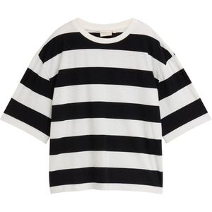 Tom Tailor Denim Boxy fit T-shirt met gestreept patroon