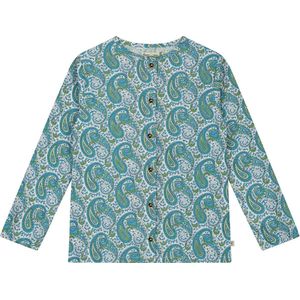 Smitten Organic - Lange mouwen woven blouse met all-over paisleyprint