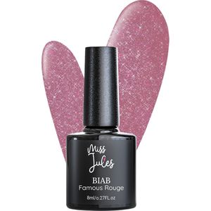 Miss Jules® BIAB – Builder in a Bottle – BIAB Nagel Builder Gel - Roze - Glitter - HEMA & TPO Free