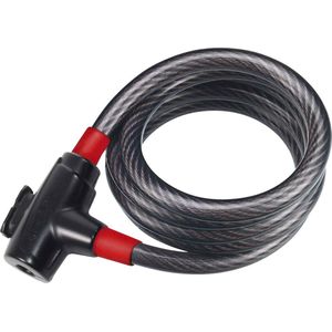 BBB Cycling PowerLock Coil Cable Fietsslot - Kabelslot Fiets - Sleutelslot - Zwart - 180 x 1,5 cm - BBL-41