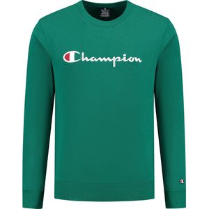 Champion Embroidered Big Script Logo Sweater Heren - Maat M