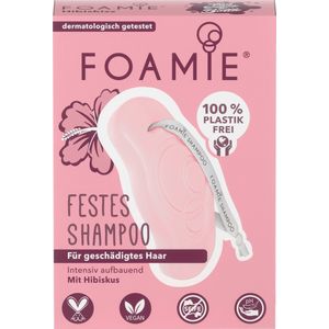 Foamie Vaste shampoo Hibiscus, voor beschadigd haar, 80 gram