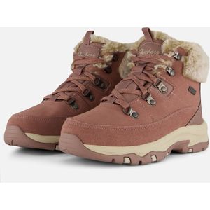 Skechers Trego Veterboots roze Suede - Maat 38