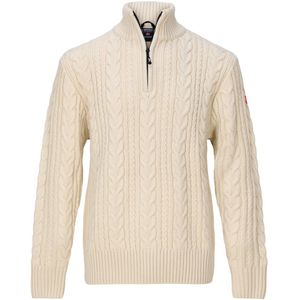 Nordberg Kol Sweater Half Zip - Heren - Off White - Maat 4XL