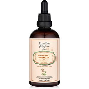 Daily Dream Care - True Bee RTrue Bee Better Root Rose Mix Hair Oil, Hair Repair, Haarolie Voor Beschadigd Haar, Natuurlijke Ingrediënten: Isparta-rozen & Mierikswortel, Tegen Hoofdroos en Anti- Haaruitval, Haargroei - 100ml