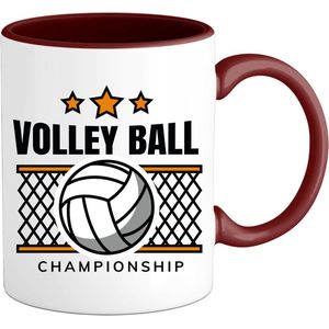 Volleybal net sport - Mok - Burgundy