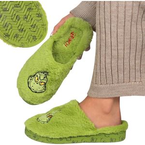 Grinch ANTISLIP damesslippers voor thuis, WARME, ZACHTE, BONTEN slippers voor thuis 36-37 EU