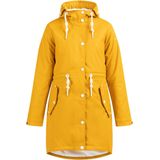 Dreimaster - Mackintosh - Regenjas - Mosterd - Geweven Bontvoering