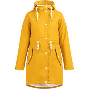 Dreimaster - Mackintosh - Regenjas - Mosterd - Geweven Bontvoering