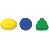 Faber Castell FC gum ovaal/gom driehoek op - blister