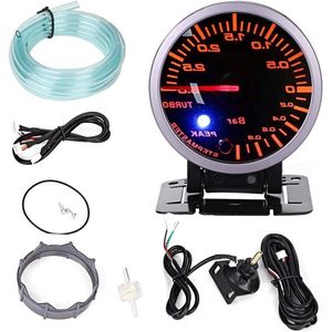 Boost Meter - Clear Pointer Dual Light Color LED Bar Drukmeter voor Turbocharged Vehicles.