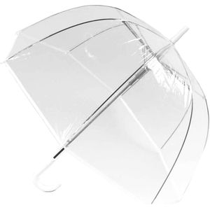 Kinderen Stok Paraplu Transparante Paraplu Clear Vision 70cm-27in Gebogen Dome Automatische Open Handvat Gemakkelijk Te Grip Stabiel Windbestendig Wit - Voor kinderen met een heldere visie op regenachtige dagen koepel paraplu