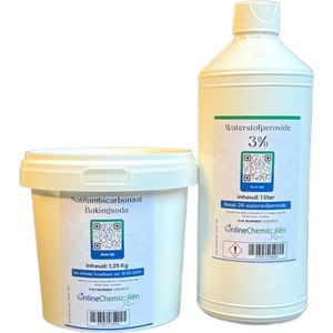 Baking soda en waterstofperoxide 3% - Combi pakket - Eco-Friendly Power Clean