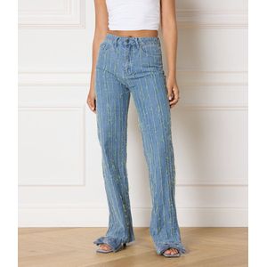 Refined Department Jeans Hannah Ladies Woven Denim Pants R2407174433 204 Blue Denim Dames Maat - XS