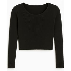 Dancer Dancewear - Balletvestje - Opwarm truitje ‘Elysium’ in Viscose - Dames - Zwart - Maat 34, 36, 38 (Maat S/M)