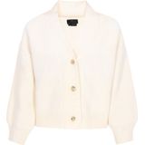 DreiMaster Klassik Gebreid vest 'Everyday Fashion'  offwhite