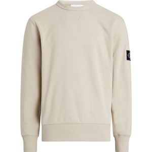 Calvin Klein - Badge Crew Neck Sweater - Plaza Taupe