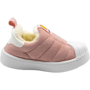 Babylini baby schoentjes Maddie - Roze - maat  25 - anti-slip - instappers