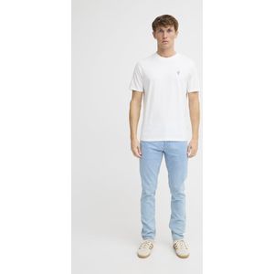 Blend - JAKE - T-shirt - Katoen - Recht Model - Labelprint - Opstaande Kraag