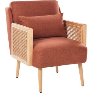 ORUM - Fauteuil - Oranje - Rotan