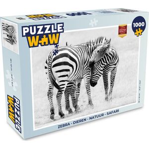 Puzzel Zebra - Dieren - Natuur - Safari - Legpuzzel - Puzzel 1000 stukjes volwassenen