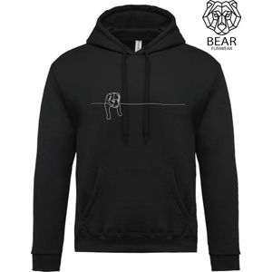 Doggy lifeline V1 | Fun hoodie | Grappige hoodie | Maat S