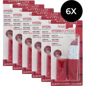 Maybelline Satin Collection Lipstick - 585 Indian Red (set van 6)