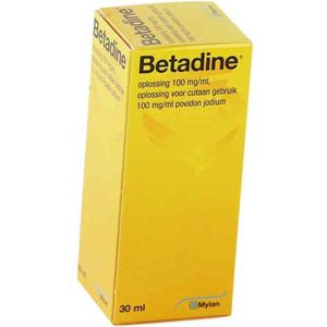 Voordeelverpakking 2 X Betadine jodium oplossing (30ml)