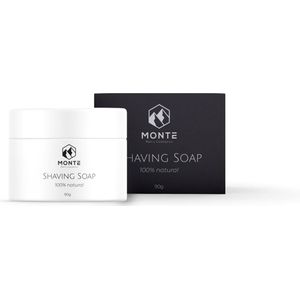 MONTE - Scheerzeep - 100% natuurlijk - Shaving Soap - 90 gram