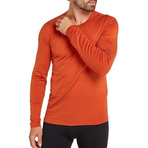 Icebreaker Core Heavyweight LS Crewe Thermoshirt Heren - Maat S