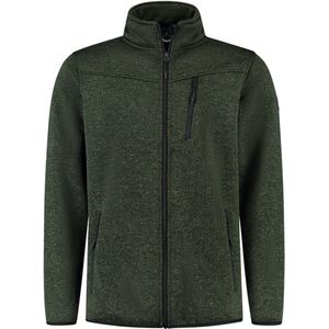 Kjelvik heren wintervest - Vest heren gevoerd - Scott - groen gemeleerd - maat S