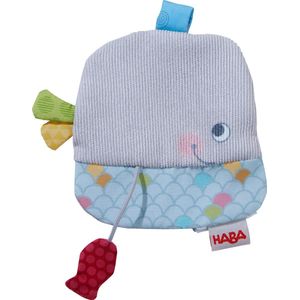 Haba Knuffeldoekje Walvis Junior 10,5 X 12,5 Cm Polyester Grijs