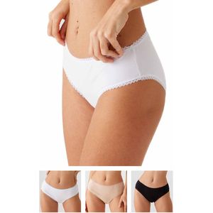 Viuma Slip - V223823 Katoenen Bikini Brief Ondergoed – Dagelijks Comfort – Set van 3
