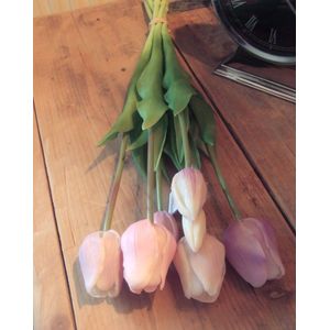 Kunst tulpen mix lila 47 cm