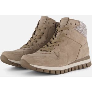 Gabor - Veterboots - Beige - Suède