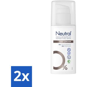 2 x Neutral - Dagcrème - Gevoelige huid - Parfumvrij - 50 ml - Dagcrème - Gevoelige Huid - Parfumvrij - Kleurstoffen - Glycerine