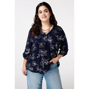 MS Mode Top Top met stretch en foil print