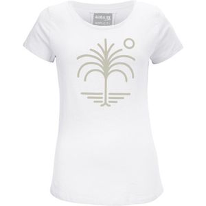 Dames shirt Giga by Killtec - shirt dames - 39349 - wit + print - maat 38