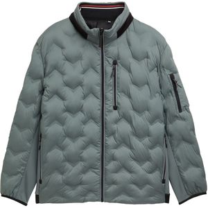 Tom Tailor Plus Maat - Hybride lichtgewicht gewatteerd jack met opbergbare capuchon