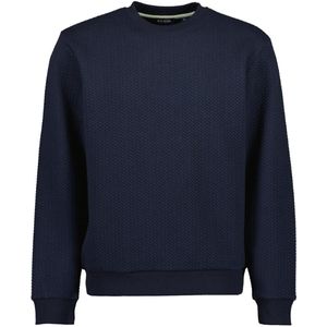 Blue Seven - Trui 370192 navy ronde hals - maat M