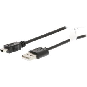 Valueline VLCT60300B20 Usb 2.0-kabel A Male - Mini 5-pins Male 2,00 M Zwart