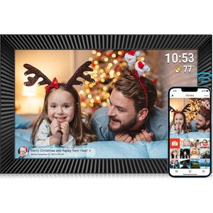 Solacis Digitale fotolijst - Digitale fotolijsten - Digitale fotokader - Digitale fotolijst met wifi - Must have voor in huis!