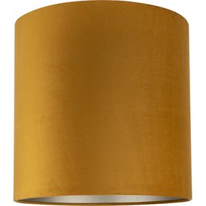 Uniqq Lampenkap velours goud Ø 40 cm – 40 cm hoog