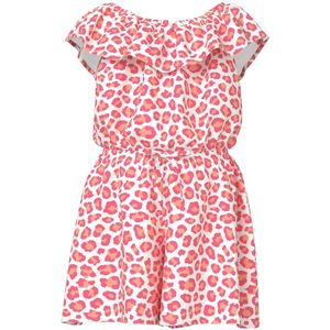 Name It mini meisjes jumpsuit VINAYA Papaya Punch WILD