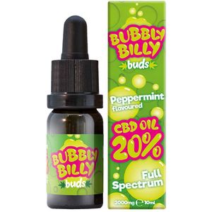 Bubbly Billy Buds 20% Mint Flavoured CBD Olie (10ml)