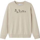Name It - Nkfkassia Nreg - Sweatshirt - Peyote - Voor Meisjes - Normale Pasvorm