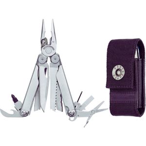 Wave Plus – Multifunctioneel Zakgereedschap van Hoge Kwaliteit met 18 Praktische Gereedschappen – Eenvoudige Multitool voor Doe-het-zelf, Buitenactiviteiten en Kamperen – Met Nylon Omhulsel