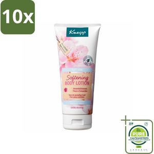 10 x Kneipp - Body lotion - Soft Skin - Amandelbloesem - 200 ml - Grootverpakking - Lichaamslotion - Gevoelige Huid - Hydraterende Lotion - Amandelolie - Zachte Huid